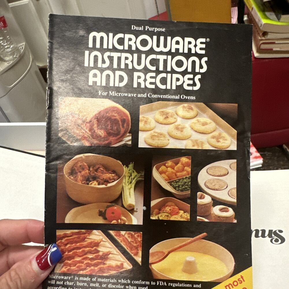 1986 Whirlpool Micro Menus Recipe Cookbook‎ Color Padded Hardcover - Picture 2 of 7